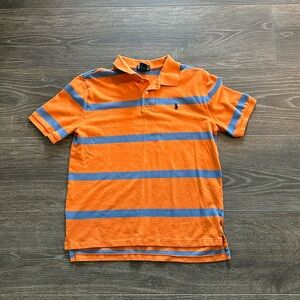 Vintage Orange and Blue Polo